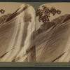 Look up the sheer face of the Glacier Point, 300 ft. to the Overhanging Rocks, Yosemite Valley, Cal.