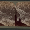 Look straigt down from Overhanging Rocks, Glacier Point into Valley below Yosemite, Cal.
