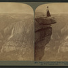 Nearly a mile straight down, and only a step, Glacier Point (N.W.), Yosemite, Cal.