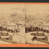 General view of the City, from cor. of California and Powell Streets, looking North-east, the Bay and Goat Island.