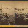 U.S. Marine Hospital and Goat Island, from Steamboat Point, San Francisco.
