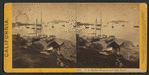 U.S. Marine Hospital and Goat Island, from Steamboat Point, San Francisco.
