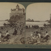 Cliff House and Seal Rocks, from the sea beach, showing the tide coming in, San Francisco, Cal.
