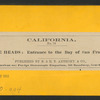 The Heads; Entrance to the Bay of San Francisco.