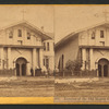 Exterior of the Old Mission Church, Mission Dolores. Dedicated in 1776.
