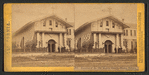 Exterior of the Old Mission Church, Mission Dolores. Dedicated in 1776.