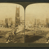 Looking down California St. Ferry building in distance, San Francisco Disaster, U.S.A.