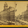 South side of California Street, from Montgomery, looking east, Merchants' Exchange.