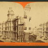 South side of California Street, from Montgomery, looking east, Merchants' Exchange.