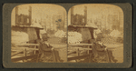 Homeless among ruins of former wealth, crude shelters in Union Square, San Francisco, Cal.