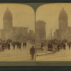 After the greatest of modern catastrophes , Market St. N.E., past the Call building, San Francisco, Cal.