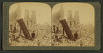 Great destruction brought by earthquake and fire, showing Temple Emanuel, San Francisco. Cal.