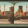 Union Square, San Francisco, showing  Dewey Monument, the Call and Dana Bldgs.