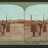 San Francisco disaster, victims leaving town with bag and baggage.