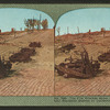 The fire wrecked street cars and once beautiful residence district on California St.