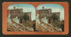Earthquake and fire wreck of the magnificent Huntington and Flood palaces and Fairmount Hotel.