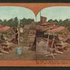 A make-shift camp on the border of desolation in the fire scourged disctrict of San Francisco.