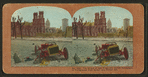The wreck of San Francisco Jewish Synagogue in foreground from Sutter and Powell Sts.