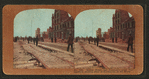 Market Street, San Francisco's great thoroughfare, showing effect of earthquake on the street.