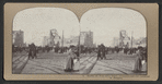 Market Street, from Ferry Depot. Chronicle and Call buildings in distance.