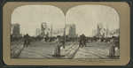 Market Street, from Ferry Depot. Chronicle and Call buildings in distance.