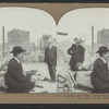 Looking east from corner Pine and Stockton, showing the ruins of the Mills Building.