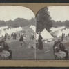 Refugees' Camp at ball grounds in Golden Gate Park.