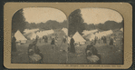 Refugees' Camp at ball grounds in Golden Gate Park.