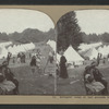 Refugees' Camp at ball grounds in Golden Gate Park.