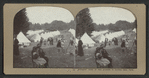 Refugees' Camp at ball grounds in Golden Gate Park.
