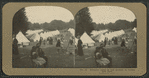 Refugees' Camp at ball grounds in Golden Gate Park.