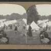 Refugees' Camp at ball grounds in Golden Gate Park.