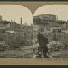 Looking north up Mason St. from Eddy ; Ruins of the Fairmont $4,000,000 Hotel.