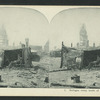 Refugee camp made of scrap iron.
