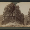 Devil's Gateway and snowy range, Colorado, U.S.A.