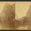 Water from the rocks, on the Colorado Central Railroad, Clear Creek Cañon.