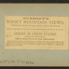 Sangre de Cristo station, summit of the range. Veta Mountain in the distance.