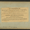 Sangre de Cristo station, summit of the range. Veta Mountain in the distance.