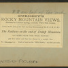 The railway on the end of Dump Mountain.