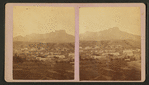 Trinidad, Colo., with Fisher's Peak in background.