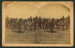 Silver Cliff, Colo. [showing a group of men, some with burros].