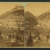 Dwellings on the foot of the mountain.