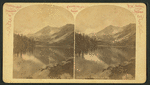 Elk Lake and snow mass, Elk Mountains.