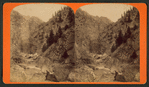 View in Cimarron Canon, near the Black Canon of the Gunnison, Col. D. & R. G. Ry.