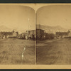 Pikes Peak Avenue, Antler's Hotel. (Pikes Peak in distance.)
