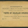 Views of Colorado Springs, from the cupola of the Public School building, looking east.