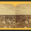 Views of Colorado Springs, from the cupola of the Public School building, looking east.