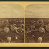 Views of Colorado Springs, from the cupola of the Public School building, looking east.