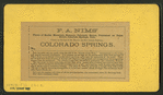 Colorado Springs.