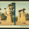 Erosion columns, Garden of the Gods, Colorado Springs, Colorado.